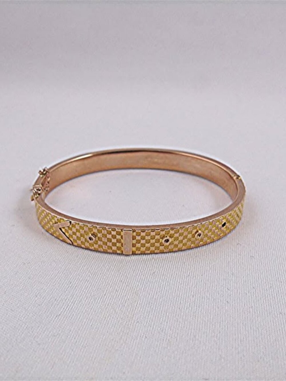 Vintage 9kt Gold Bangle Bracelet Stamped